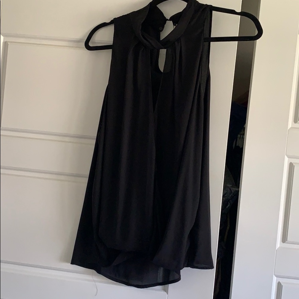 Black tank top
